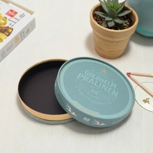 Digital Printing Eco-Friendly Custom Cylinder Luxury Eco-friendly <b>Round</b> Kraft Paper Tube <b>Box</b> for Sweets Snacks Cookies - Product Image 2