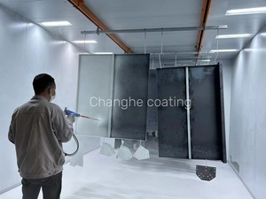 Changhe nhỏ gọn hàng loạt Hướng dẫn sử dụng nhà máy sơn bột cho cửa nặng Windows Top Rail Walk-in bột hệ thống đường Dây sơn tùy chỉnh - Product Image 5