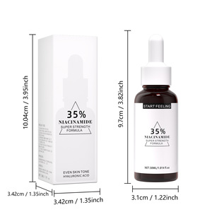 Skincare Serum Niacinamide 35% Super Strength Serum Brightening Hydrating <b>Face</b> Serum Evens Skin Tone Fast Absorb All Skin Types - Product Image 2