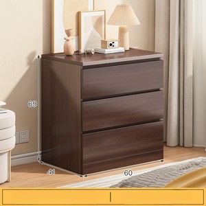 Cómoda escandinava moderna de seis cubos, sencilla, para el hogar de madera blanca, Zapatero, almacenamiento en dormitorio, sala de estar o comedor - Product Image 6