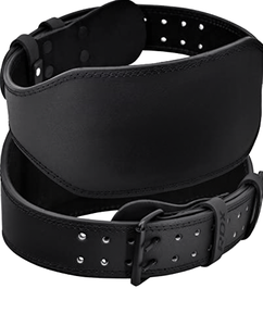 Cinturón de Gimnasio con Soporte Lumbar Acolchado de Cuero, Personalizable con Logotipo, para Levantamiento de Pesas, Sentadillas, Peso Muerto y Dips, para Hombres y Mujeres - Product Image 1