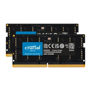 Mémoire DDR5 Crucial 8GB 16GB 32GB 4800 5200 5600MHz Ram CL40 pour ordinateur portable Carneros de Cemoria RAM DDR5