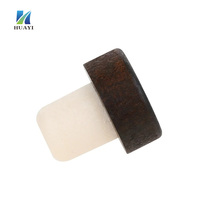 Bouchons en bois de noyer sur mesure avec logo gravé personnalisé, bouchons de bouteille non rechargeables, bouchon hermétique de qualité alimentaire en forme de T pour whisky