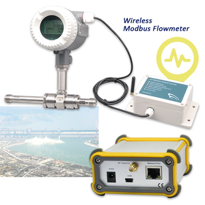 Débitmètre à ultrasons mural 4-20mA Pulse Modbus Sortie Turbine Débitmètre Débitmètre Capteur sans fil - Product Image 3