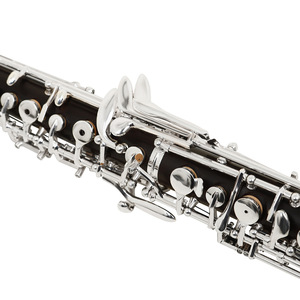 Oboe en ébène haut de gamme, 22 clés, tonalité Do, boutons plaqués argent, semi-automatique, <span class=keywords><strong>instrument</strong></span> de musique professionnel avec étui - Product Image 3