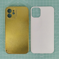 Selubung telepon seluler sublimasi, Cover aluminium, selubung Transfer panas untuk iPhone 16 15 14 Pro Max 13 12