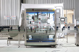 Haute vitesse 1L 4L 5L Jerrycan moteur en plastique lubrifier huile antigel Adblue bouteille Servo suivi remplissage capsulage Machine - Product Image 4