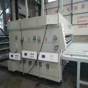 Chain feeder/manual corrugated carton box printing slotting die cutting machine for sale