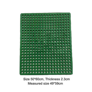 Accessori per gabbia di coniglio anti-morso durevoli per allevamento di <span class=keywords><strong>animali</strong></span> 30*50 50*50 50*60 60*60 cm pavimento a doghe di coniglio in plastica - Product Image 5