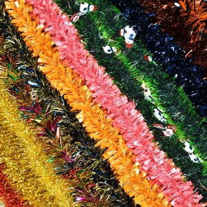 Ornamen Pohon Natal Gantung Dinding PVC Pita Loop Madder Warna Dapat Disesuaikan, Ramah Lingkungan, Tidak Beracun, Dapat Digunakan Kembali, 2m, Kualitas Mewah - Product Image 3