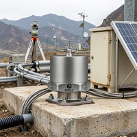 Acelerómetro Piezoeléctrico IEPE 5V/g, Sensor de Aceleración de Vibración ICP, Transductor Piezoeléctrico Monoaxial, Monitoreo de Terremotos