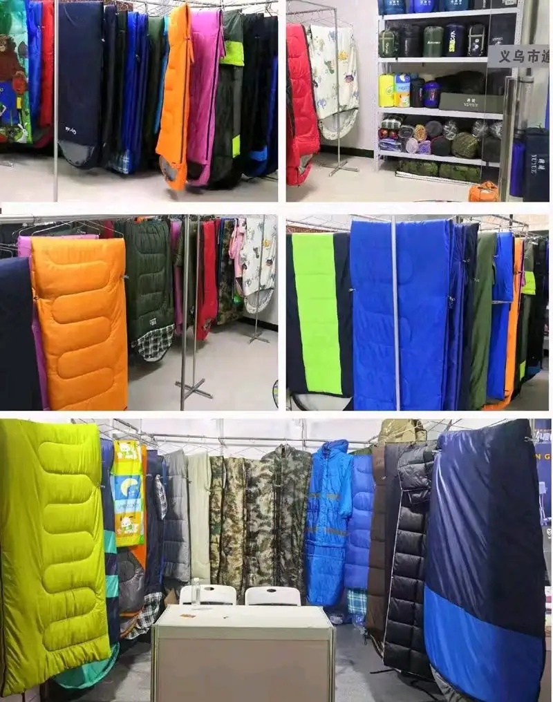 Factory Wholesale New Ultralight Outdoor Double Sleeping Bag Waterproof Lightweight 2 Person Camping Sleeping Bag for Adults