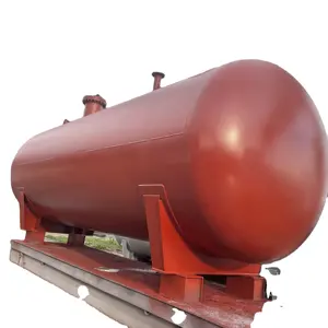 Tanque de aceite enterrado horizontal de alta seguridad Recipiente a presión de tanque de almacenamiento de GLP