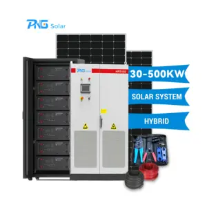 5kw 10kw 15kw 20kw 25kw 그리드 오프 그리드 연결 가정용 태양 광 발전 시스템 에너지 공장을위한 하이브리드 PV 태양 전지 패널 전원 시스템