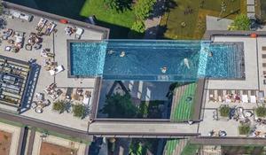 Cercado de piscina de acrílico CrystalView directo de fábrica con bordes sin costuras para áreas de natación al aire libre - Product Image 3