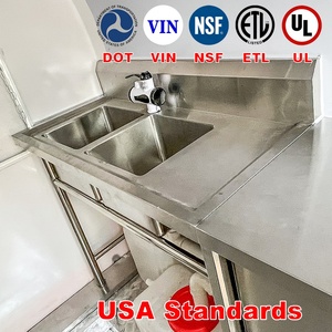 Remorque alimentaire mobile conforme DOT avec numéro VIN, stand alimentaire mobile pour festivals, remorque à <span class=keywords><strong>tacos</strong></span>, chariot à jus mobile - Product Image 2