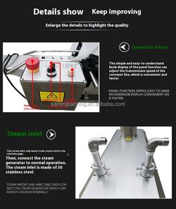 Giá rẻ nhiệt co tay áo hơi nước thu hẹp đường hầm cho bọc xung quanh nhãn chai - Product Image 4