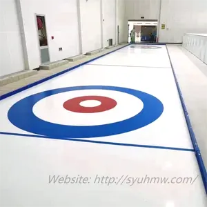 Best Sell High Density Artificial Ice Skating Rink Uhmwpe Curling Game Board Synthetic Skating Rink Outdoor