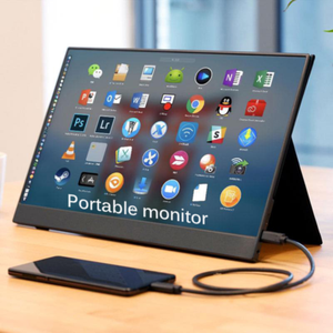 OEM Wireless <strong>wifi</strong> 15.6 inch 1080P UHD LCD portable gaming <strong>monitor</strong> Full screen support type-c usb with adjustable Folding stand - Product Image 1