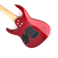 HUASHENG Double Rocking Baking Varnish Electric Guitar OEM ODM 24 Fret High Gloss Basswood Maple Neck Beginner