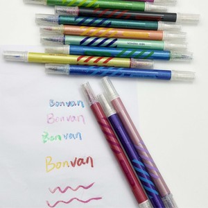 Color Shift Shimmer Dual Tip Markers para tarjetas de cumpleaños Invitaciones de fiesta Decoración DIY - Product Image 1