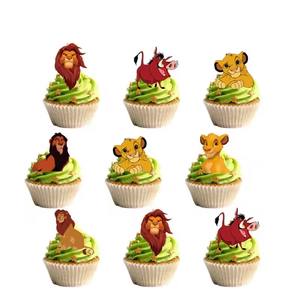 Bannière de décoration de fête d'<span class=keywords><strong>anniversaire</strong></span> pour enfants sur le thème du <span class=keywords><strong>Roi</strong></span> <span class=keywords><strong>Lion</strong></span> de la jungle Simba, ballon en latex, décoration de gâteau, jouets pour baby shower, globos - Product Image 2