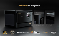 VENTE FLASH Projecteur laser Dangbei Mars Pro 4K ALPD 3200 lumens ANSI Véritable 3D HDR10/HLG Système d'exploitation intelligent Portable Faible lumière bleue