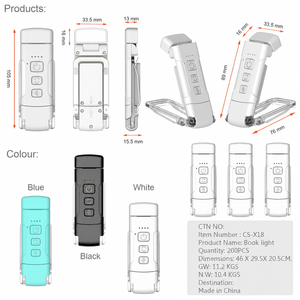 Luz de Lectura LED Portátil, Recargable, Flexible, con Clip, Control Táctil, Cuidado de la Vista, para Lectura Nocturna - Product Image 5