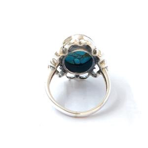 Bague en argent sterling 925 avec pierre précieuse, collection artisanale, bagues fines, bijoux en argent, prix de gros - Product Image 3