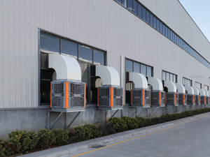 High Airflow Industrial Water Air Cooler Energy Saving Portable Cooling Fan for Factory Farm and Auto Repair Shop - Product Image 1