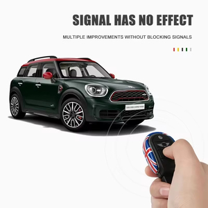 2025 voiture style métal Tampa Da Chave Do Carro Provtector décoration étui clé de voiture couverture pour Mini Cooper S F54 F55 F56 F6 - Product Image 3