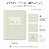 Carnet à couverture rigide rayé personnalisé A5 avec impression de logo, 80 feuilles lignées, pour cadeau d'entreprise, fournitures scolaires