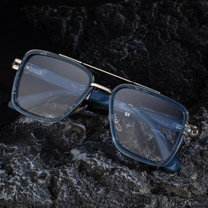 Dg-98392p แว่นกันแดดโพลาไรซ์ทรงสี่เหลี่ยมสำหรับผู้ชายกรอบพลาสติกโลหะสีดำ Uv400 ประเภทการป้องกัน 3 ที่บังแดดใช้กลางแจ้ง - Product Image 3
