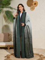 Abaya élégante OEM 2026 – Vêtement islamique grande taille, longue veste, robe de soirée plissée Miyake pour femme, modeste, Ramadan, trench ouvert