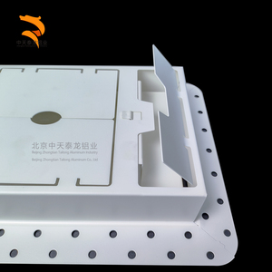 Tùy chỉnh phong cách hiện đại trong nhà nhôm thông gió lưới tản nhiệt không khí kép đơn lệch điện split-lever cửa không khí cho - Product Image 5