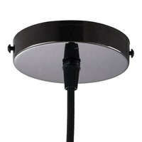 Mini suspension industrielle, câble recouvert de tissu, ensemble de cordon E27, support d'ampoule vintage, kit de câblage de lampe, lampe suspendue LED