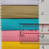 Tissu de revêtement en polyester tissé de haute qualité Oxford 5mm ripstop 420T PU pour sacs, tissu de sac Oxford