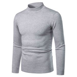 Conception personnalisée tricoté solide pull-over pull pour hommes de grande taille à manches longues pull en coton <span class=keywords><strong>logo</strong></span> imprimé OEM ODM vêtements de rue pour homme - Product Image 2