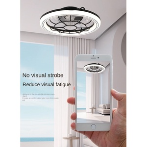 Precio de fábrica Diseño moderno Dormitorio de bajo ruido 110V 220 voltios Control remoto por aplicación Araña inteligente Ventilador de techo Led con luz - Product Image 2