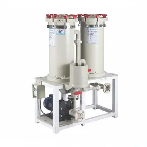 Dual Tower PP Precision Chemical Industrial Filter For Electroplating
