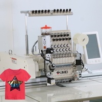 Machine à broder les perles informatisée multi-usage une tête 9 12 15 aiguilles sequins cordage dispositif de découpe laser