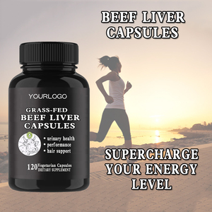 Kapsul Vitamin A Suplemen Hati Sapi <span class=keywords><strong>Halal</strong></span> Iron Grass Fed, untuk Kulit dan Rambut, Kapsul Hati Sapi, Kapsul Tudca Hati Sapi - Product Image 3