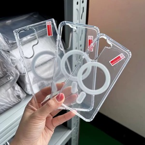Funda Magnética Transparente de Acrílico para Accesorios Electrónicos Samsung Serie A, Funda Protectora para Teléfono Móvil al por Mayor, Antiamarillamiento y Resistente a Golpes - Product Image 5