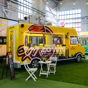 <b>BBQ</b> <b>Electric</b> Food Truck with Smoker & Grill, Mobile Catering Trailer for Outdoor Events & Backyard Parties - Product Image 1