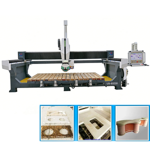 Sierra de Puente CNC de Alta Precisión de 4+1 Ejes con Cámara CCD y Tipografía Automática para el Mercado Europeo de Mármol, Granito, Azulejos y Lápices Funerarios - Product Image 2