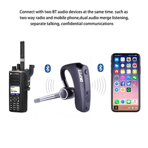 คุณภาพสูง PTT walkie talkie หูฟังบลูทูธไร้สายพร้อมไมโครโฟนสำหรับ walkie talkie poc zello <span class=keywords><strong>APP</strong></span> - Product Image 2