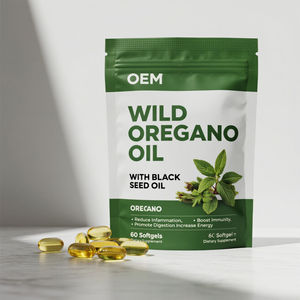 ซอฟต์เจลน้ำมันออริกาโนและแบล็คซีด สูตรเข้มข้นสองเท่า OEM/ODM - 400 มก. ต่อแคปซูล เสริมด้วยสารสกัดจากใบมะกอก - Product Image 2