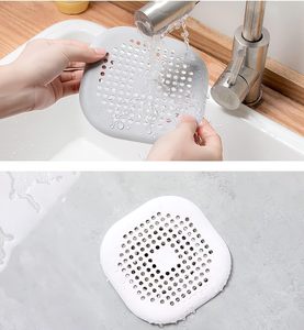 Bouchon de drain de douche en silicone, filtre à cheveux, bouchon de baignoire, couvercle de lavabo écologique avec ventouse, piège à eau pour salle de bain et cuisine - Product Image 4