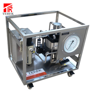 Pompe à eau de pressurisation huile hydraulique unité de test de pression 250 <span class=keywords><strong>psi</strong></span> avec manomètre de précision - Product Image 1