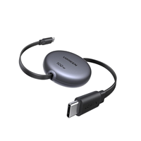 Kabel USB C Retractable UGREEN 100W Nexode, Kabel Charger USB C untuk iPhone 17/16/15